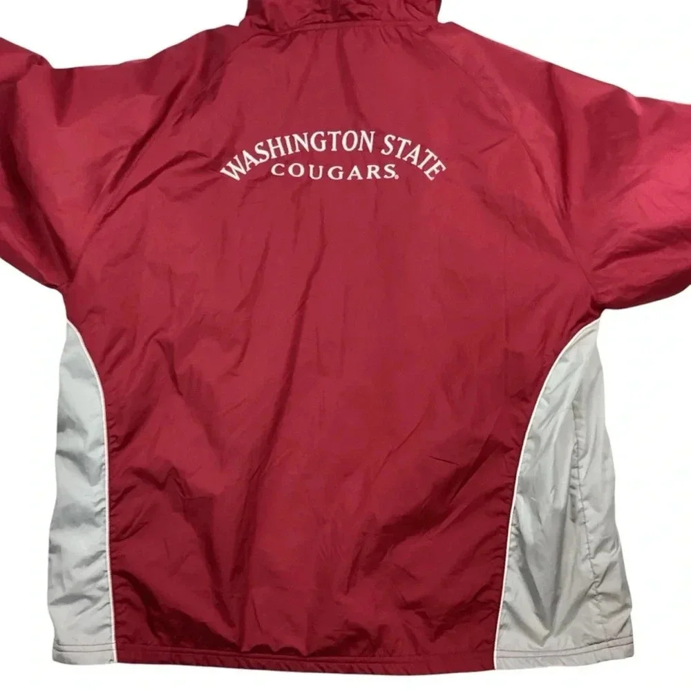 Y2K Washington State Cougars hooded zip up jacket